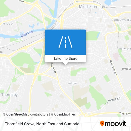 Thornfield Grove map