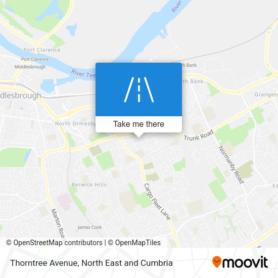 Thorntree Avenue map