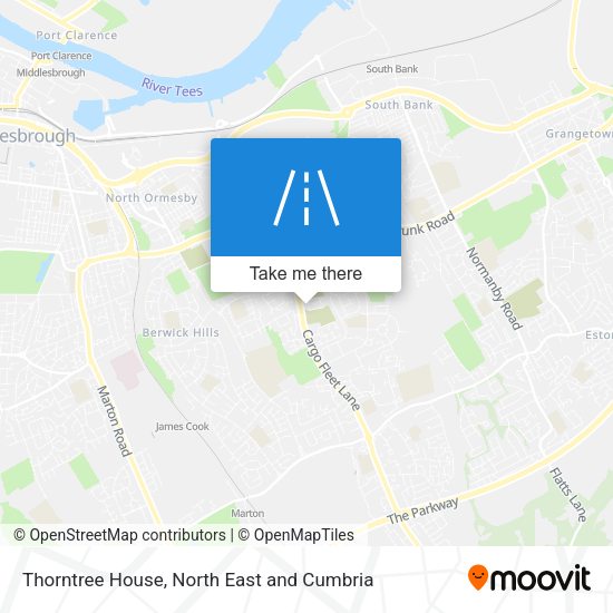 Thorntree House map