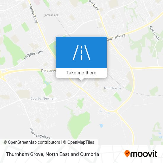 Thurnham Grove map