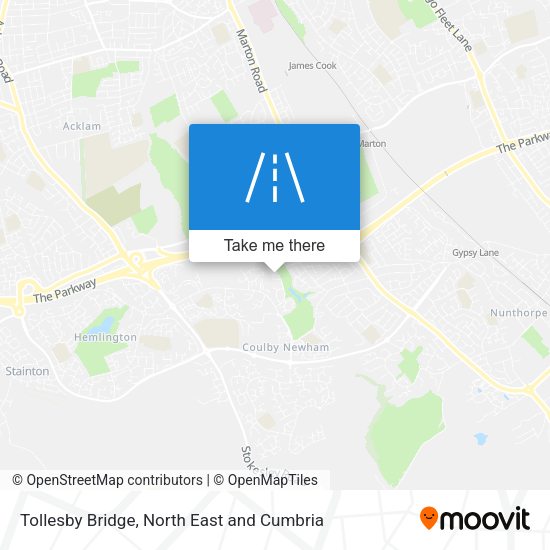 Tollesby Bridge map