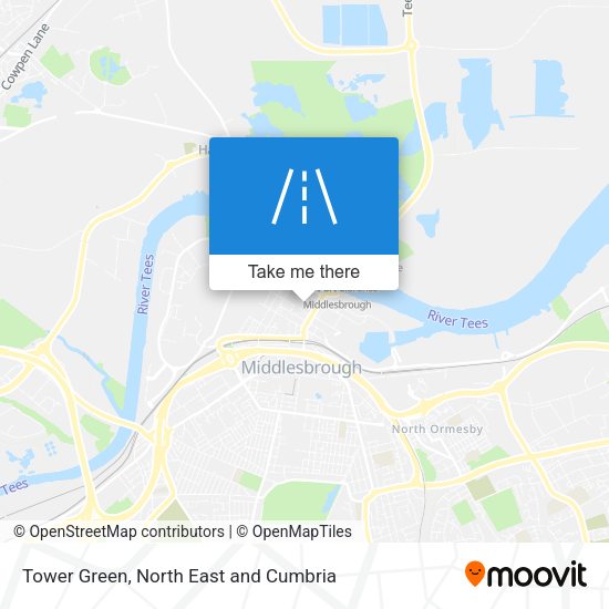 Tower Green map