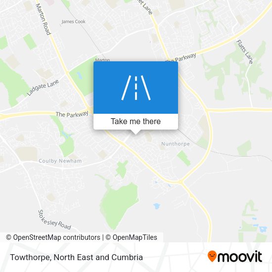 Towthorpe map