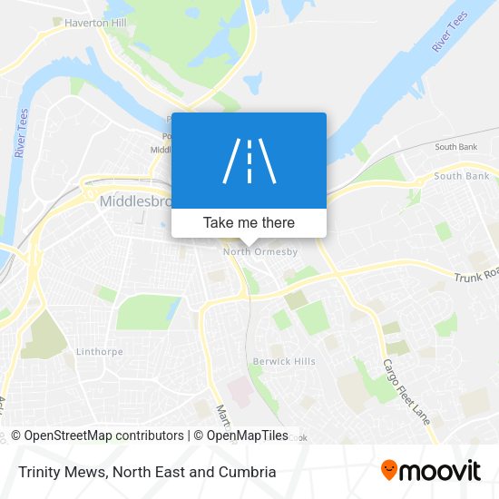 Trinity Mews map