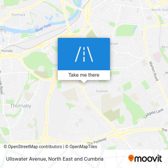 Ullswater Avenue map