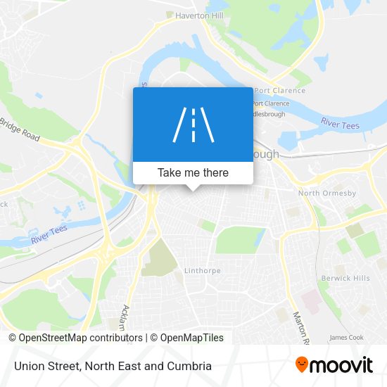Union Street map