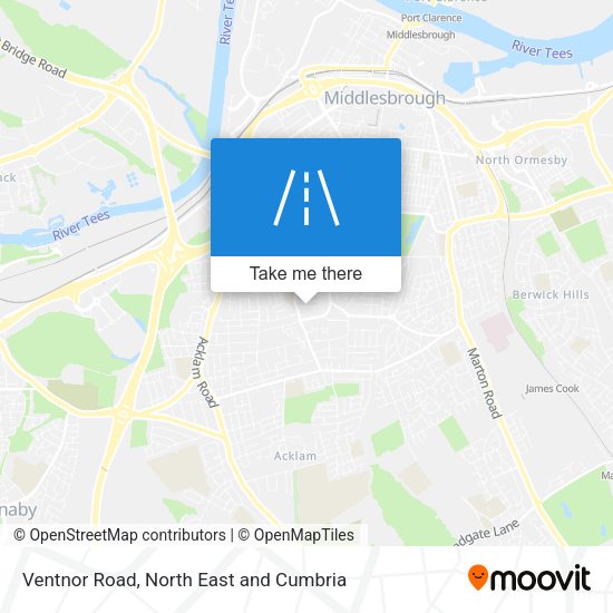 Ventnor Road map