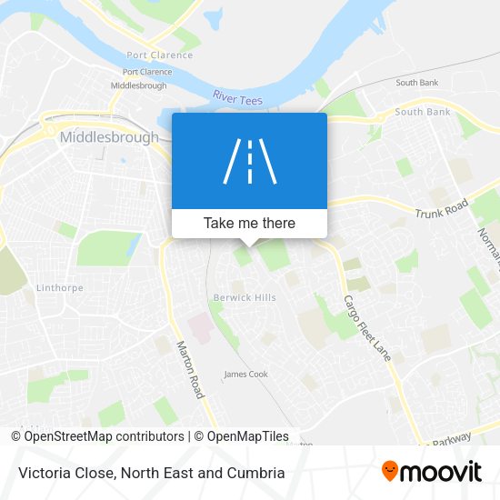 Victoria Close map