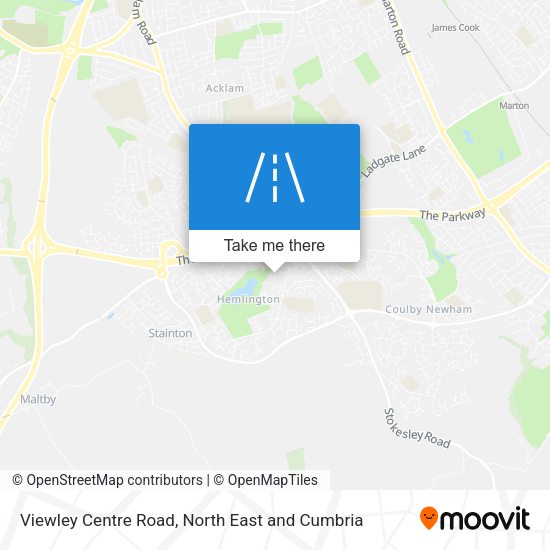 Viewley Centre Road map
