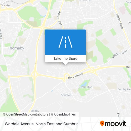 Wardale Avenue map