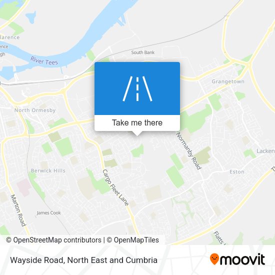 Wayside Road map