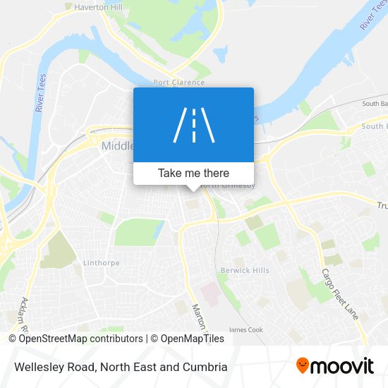 Wellesley Road map