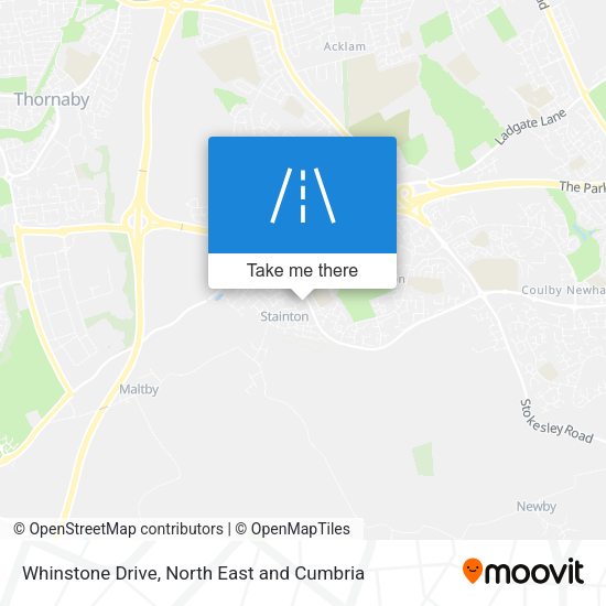 Whinstone Drive map