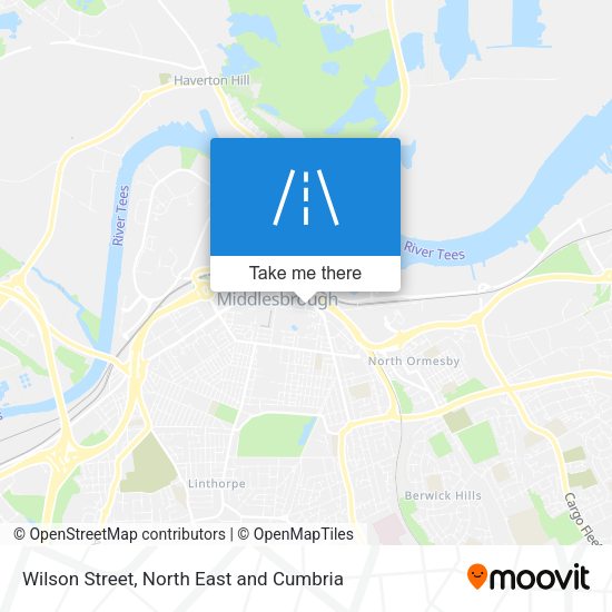 Wilson Street map