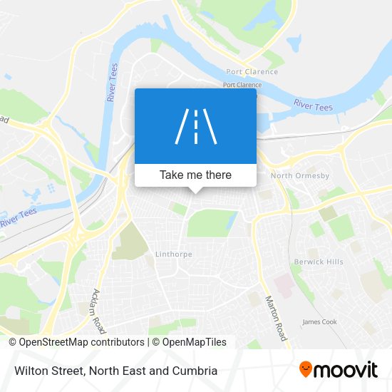 Wilton Street map