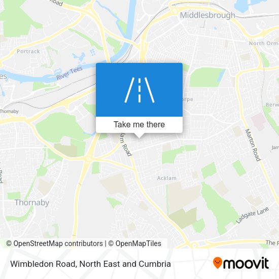 Wimbledon Road map