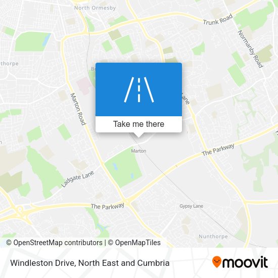 Windleston Drive map