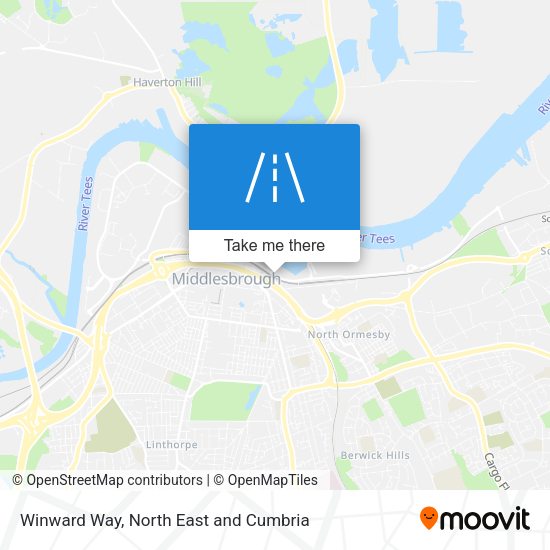 Winward Way map