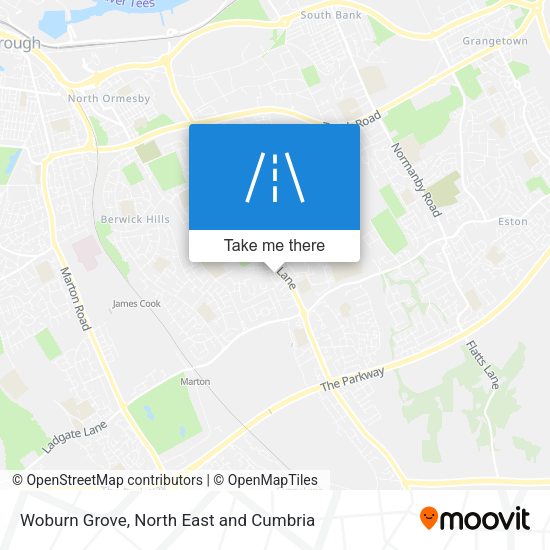 Woburn Grove map