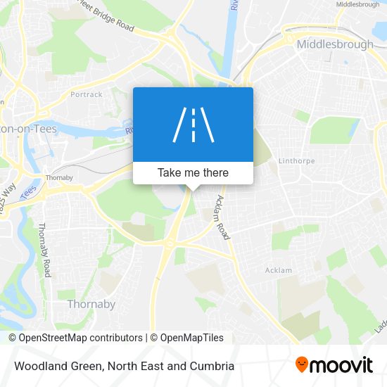 Woodland Green map