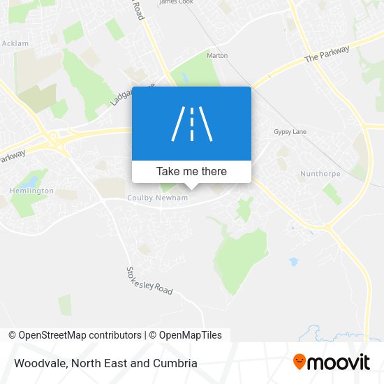 Woodvale map