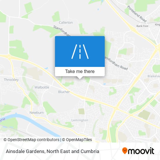 Ainsdale Gardens map