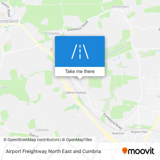 Airport Freightway map