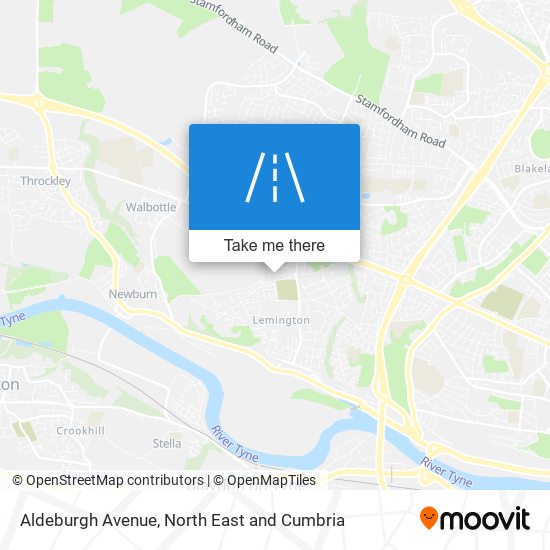 Aldeburgh Avenue map