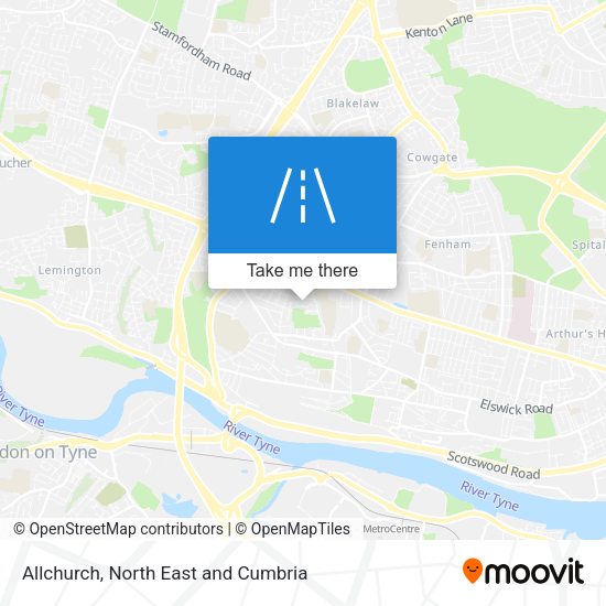 Allchurch map