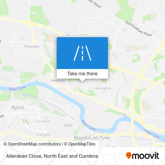 Allerdean Close map