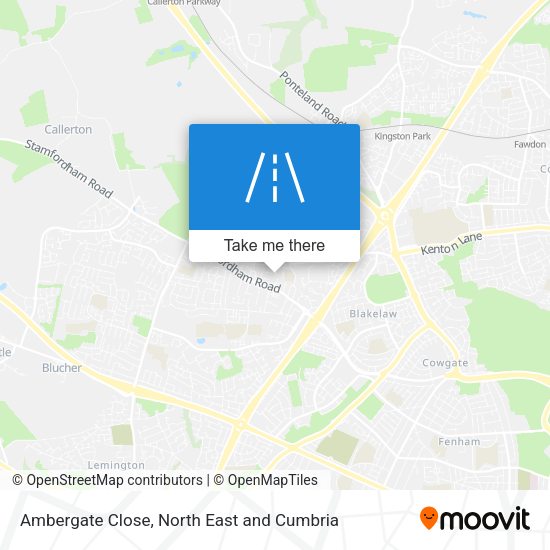 Ambergate Close map