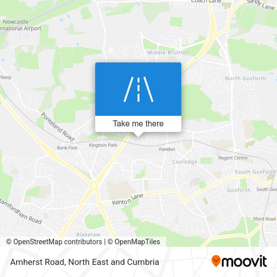 Amherst Road map