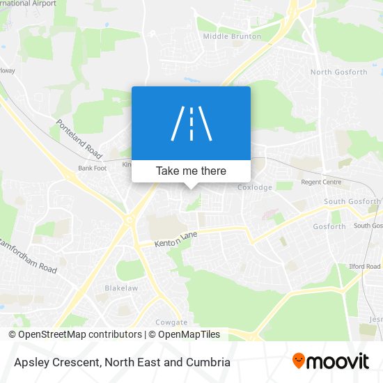Apsley Crescent map
