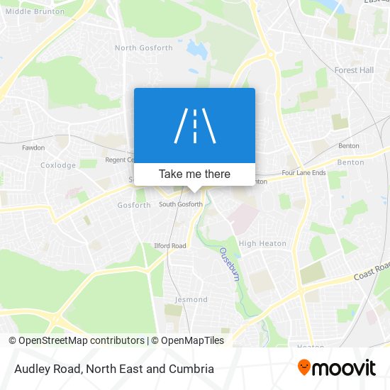 Audley Road map