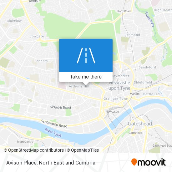 Avison Place map