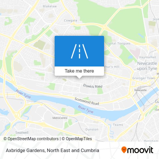 Axbridge Gardens map