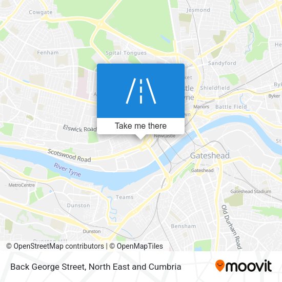 Back George Street map