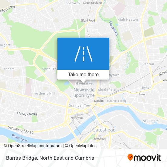 Barras Bridge map