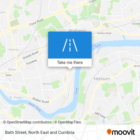Bath Street map