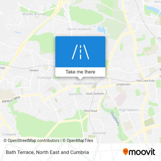 Bath Terrace map