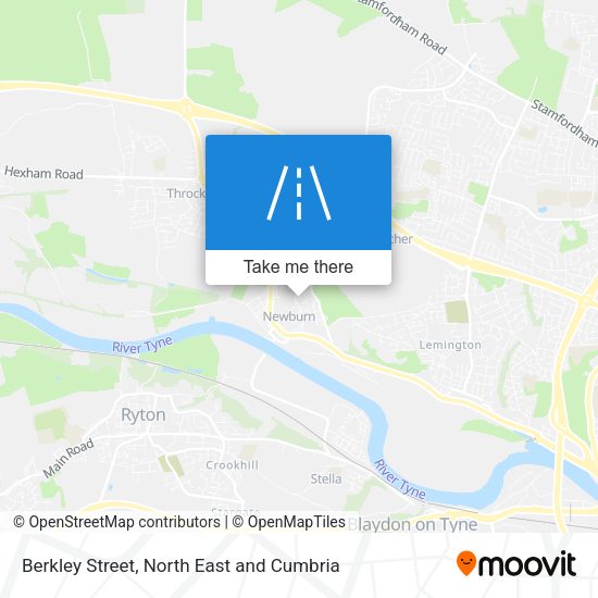 Berkley Street map