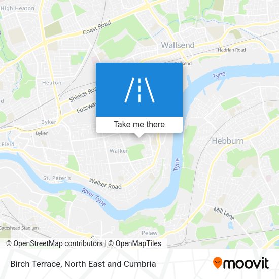 Birch Terrace map