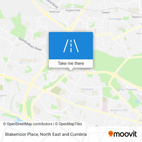 Blakemoor Place map