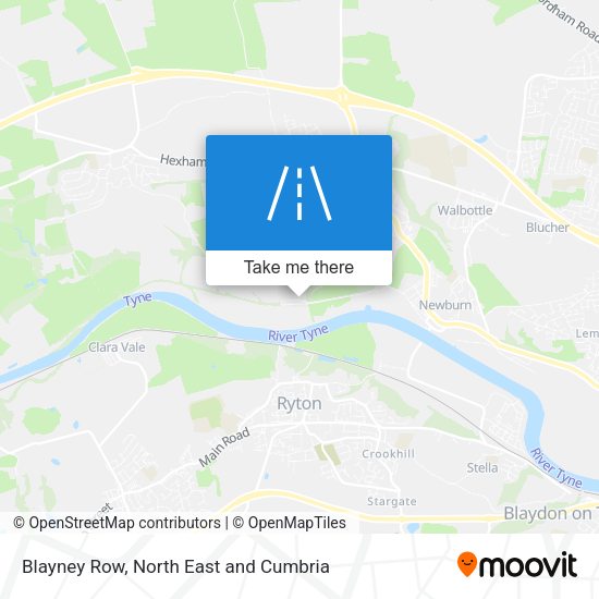 Blayney Row map