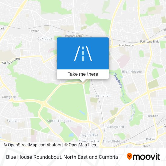 Blue House Roundabout map