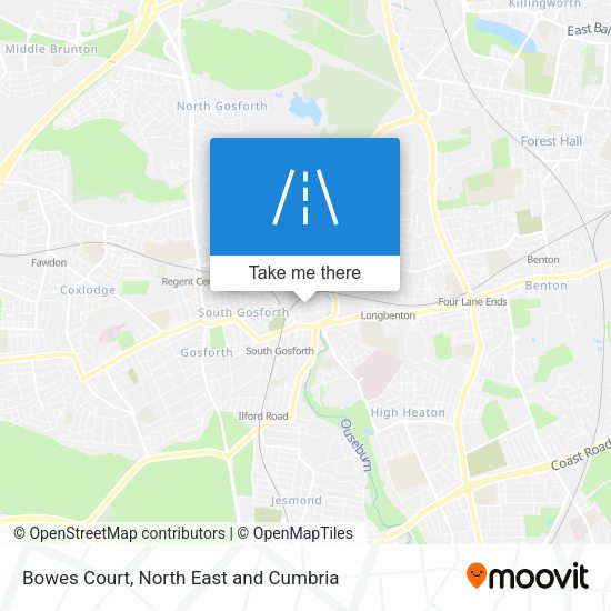Bowes Court map