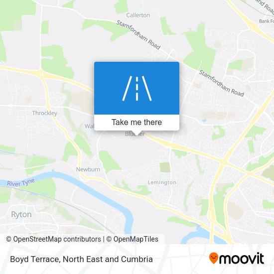 Boyd Terrace map