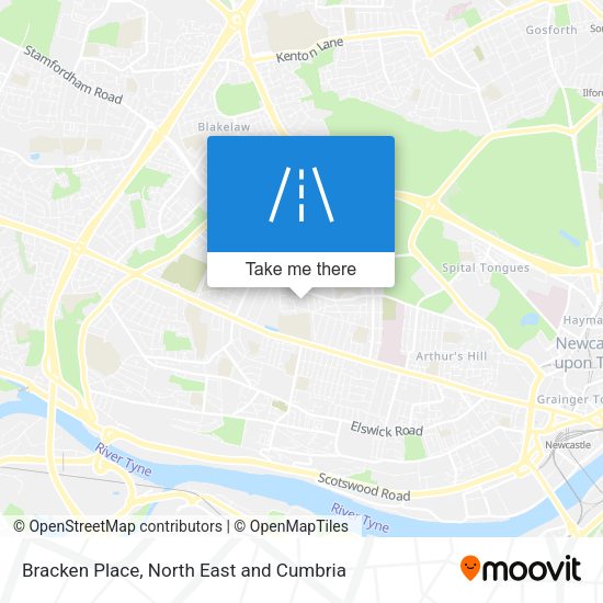 Bracken Place map