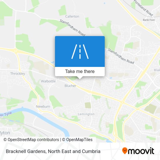 Bracknell Gardens map