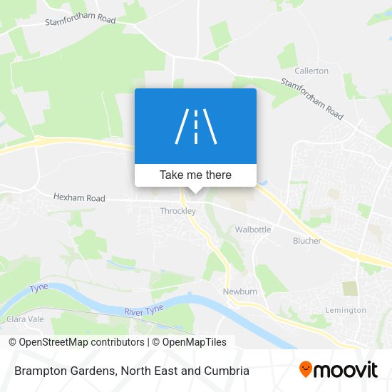 Brampton Gardens map